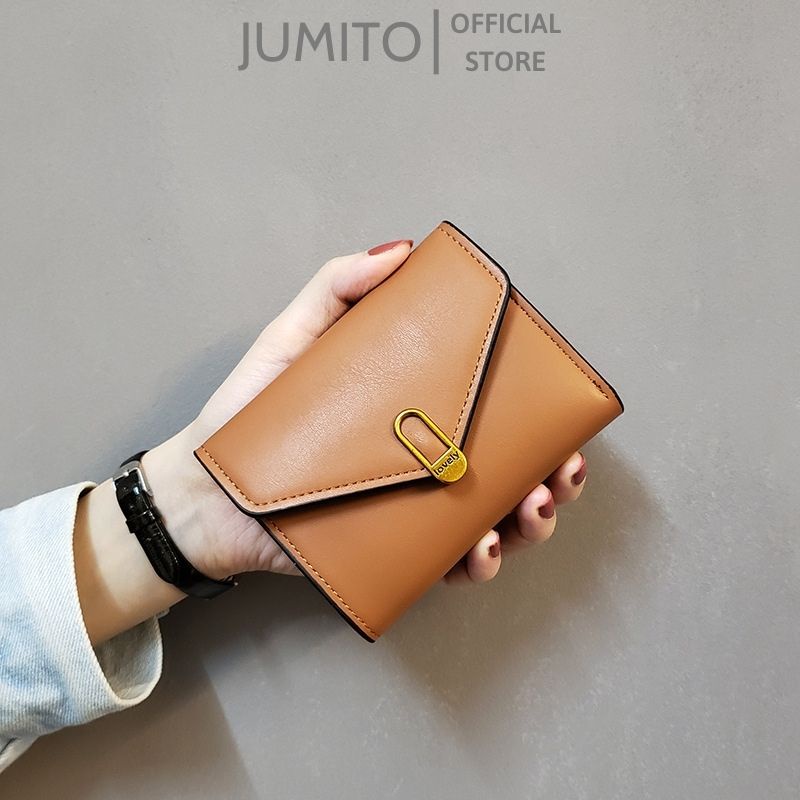 Ví nữ nhỏ gọn bỏ túi cầm tay mini Lovely chất liệu da pu cao cấp JUMITO 22529417523