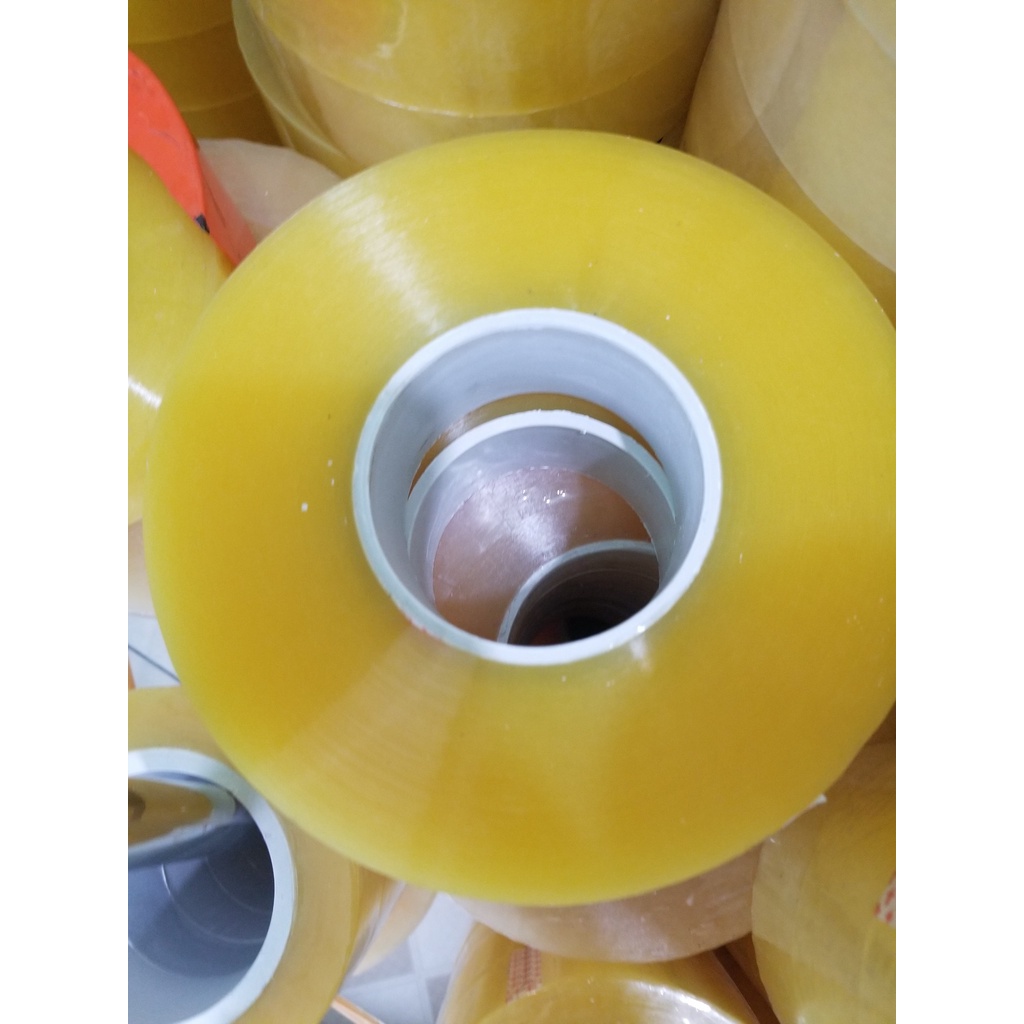 Băng dính loại 1kg 0.5kg lõi nhựa 2.4mm, băng dính đóng hàng, băng dính hàng dễ vỡ xin nhẹ tay