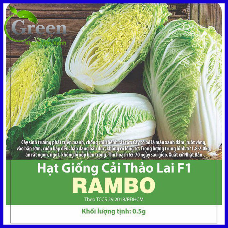 Hạt Giống Cải Thảo Lai F1 Xuất Xứ Nhật