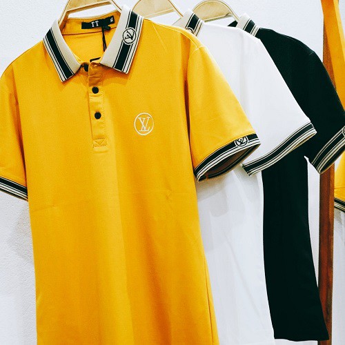 Áo thun POLO nam cổ bẻ VinG  Cổ dệt bo thêu logo lv sang trọng, chất liệu cotton lạnh co giãn,thoáng mát thấm hút mồ hôi | BigBuy360 - bigbuy360.vn