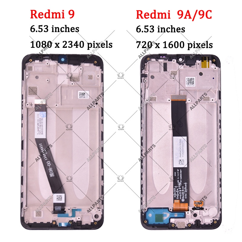 ALLPARTS Màn Hình Điện Thoại Cảm Ứng Chất Lượng Cao Thay Thế Chuyên Dụng Cho xiaomi redmi 9 9a 9c 6.5