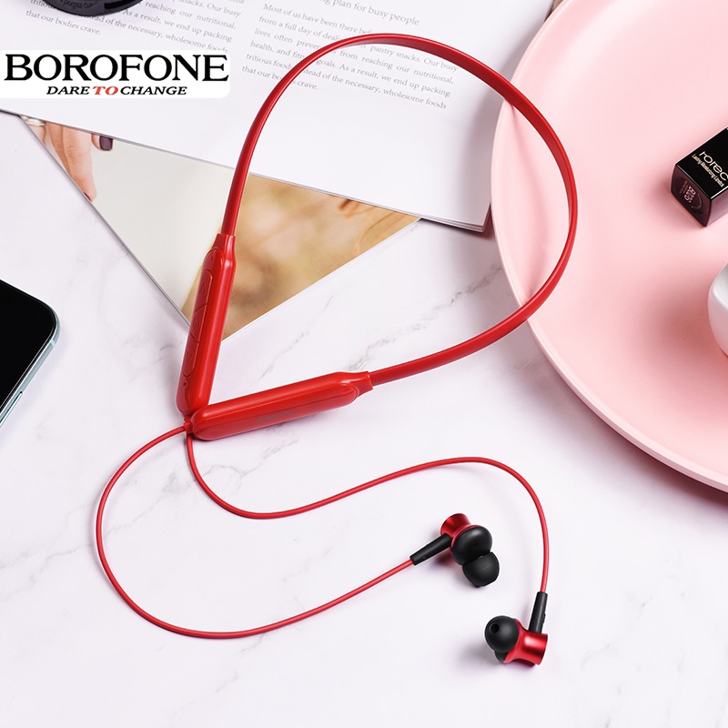 Tai nghe nhét tai bluetooth BOROFONE BE29 Sport chống ồn không dây, nghe nhạc đàm thoại 10 tiếng - Chính hãng