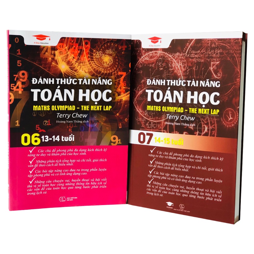 Sách: Đánh Thức Tài năng Toán Học 6&7- Á Châu Books ( Bộ 2 cuốn )