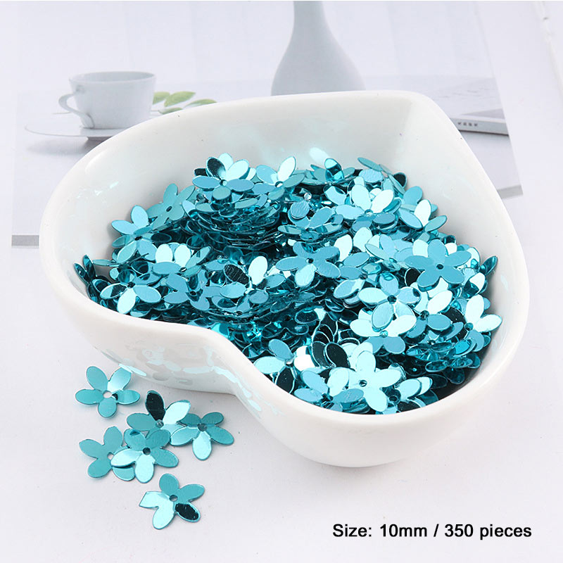 Set 350 hạt nhựa trang trí đồ thủ công 10mm