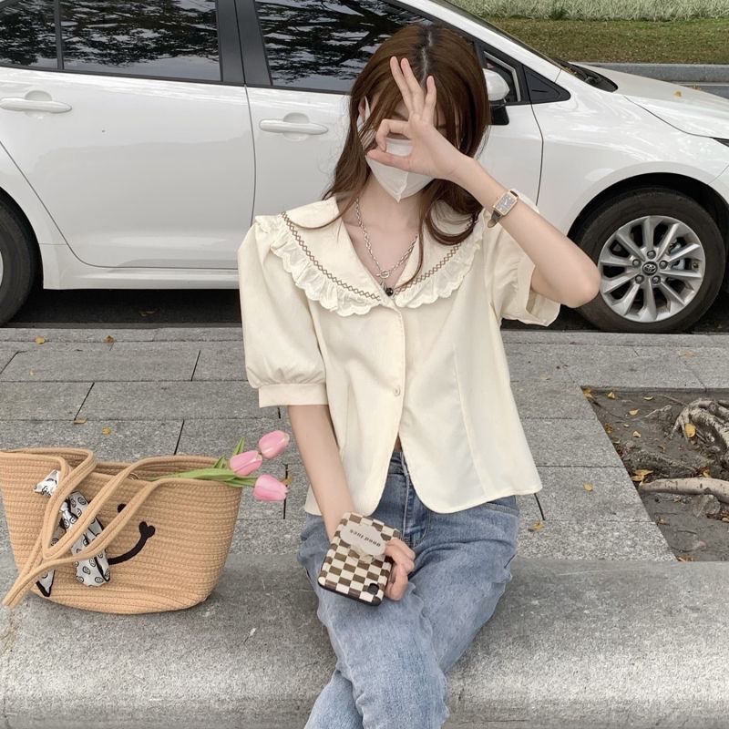 Áo Sơ Mi Nữ Thiết Kế Mỏng Phong Cách Hàn Quốc Mùa Hè Mới