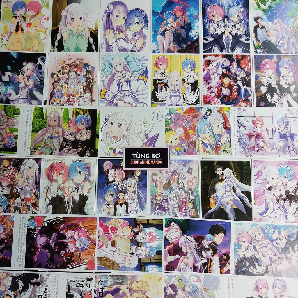 Hộp Thẻ Anime Re Zero