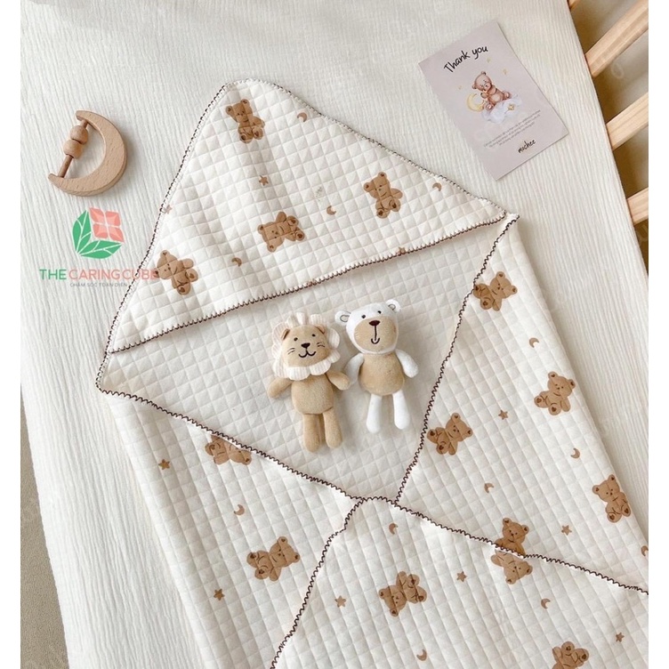 Ủ choàng xô mỏng Mochee &amp; Set chăn gối Mochee