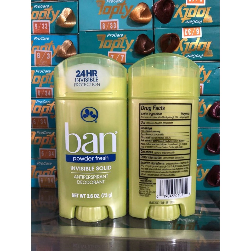 LĂN SÁP KHỬ MÙI BAN SHOWER FRESH 73G