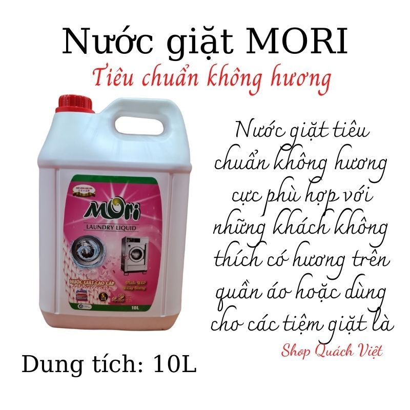 Nước giặt cao cấp MORI Gold plus extra,