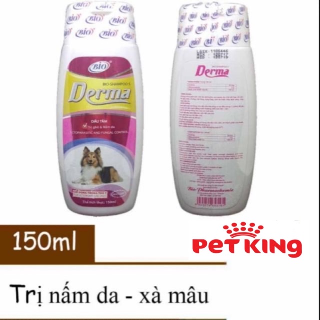 Sữa Tắm Bio Derma 150ml- Đặc Trị Ghẻ và Nấm Da cho Thú Cưng