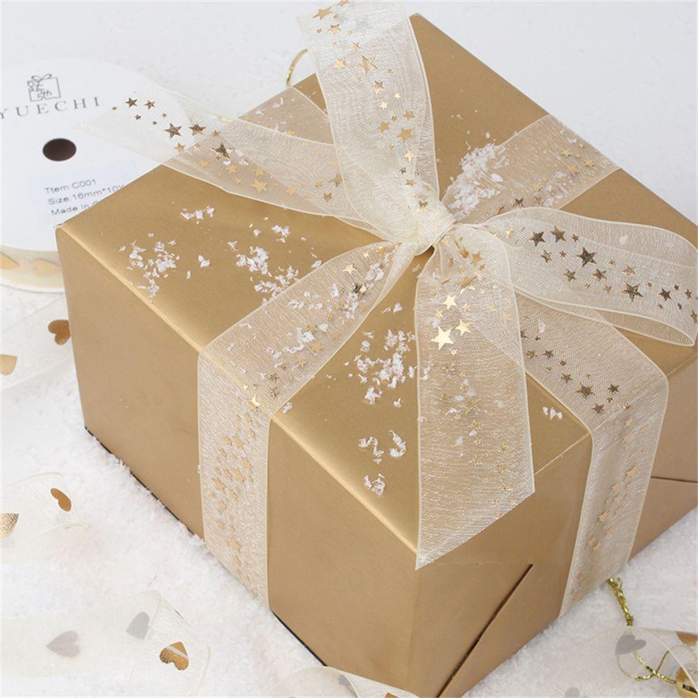 1 Cuộn Dây Ruy Băng Ren Satin Cao Cấp Dùng Gói Quà / Trang Trí Bánh Kem