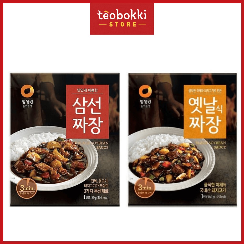 Sốt tương đen jjajang Chungjungone 180g