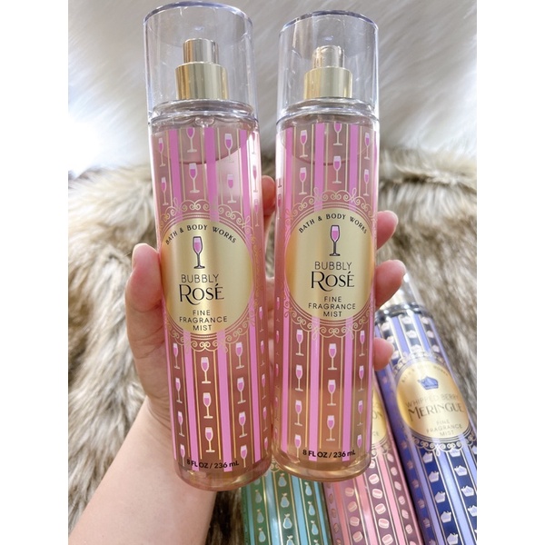 Xịt Thơm Bath & Body Works PEACH PROSECCO MACARON | PEAR CRÈME BRULEE | BUBBLY ROSÉ | WHIPPED BERRY MERINGUE