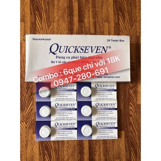 👠 Combo 24 que thử thai QUICKSEVEN - CỰC RẺ