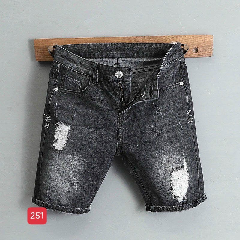 Quần Short Jean Nam Đẹp Co giãn - Skymen250