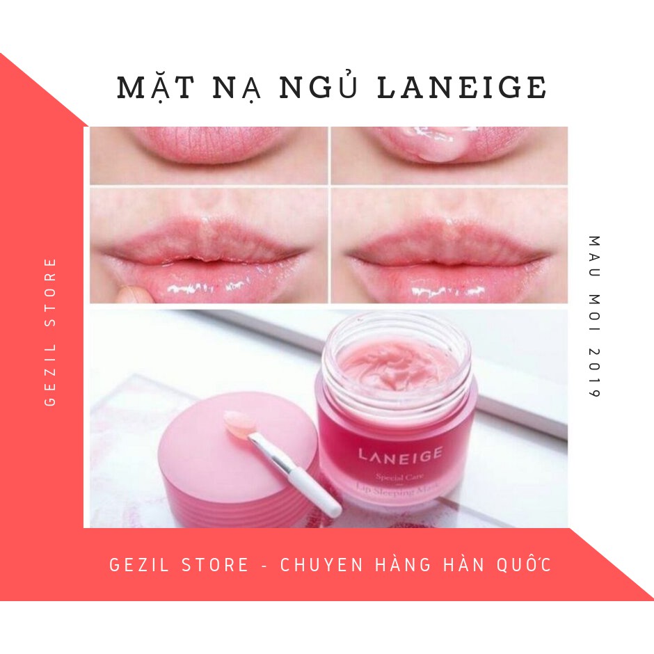 (Gezil Korea)MẶT NẠ NGỦ CHO MÔI LANEIGE LIP SLEEPING MASK