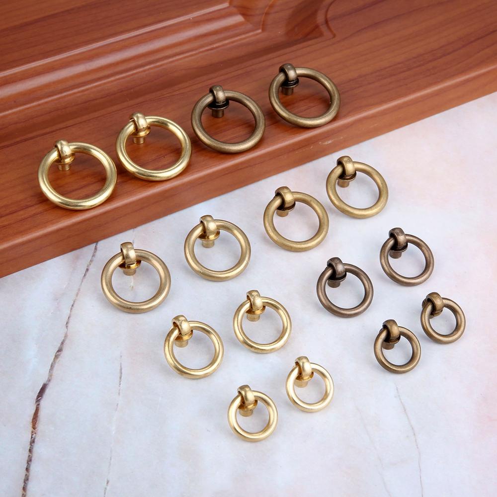 Tay Nắm Ngăn Kéo Tủ Bằng Đồng Thau 20 / 25 / 31 / 35 / 40 / 50 / 60 / 65mm