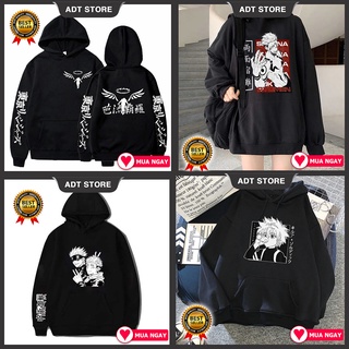 4 mẫu ÁO Hoodie in hình Anime Tokyo Revengers Valhalla team - Jujutsu Kaisen - HunterxHunter manga độc đẹp giá rẻ cực HO