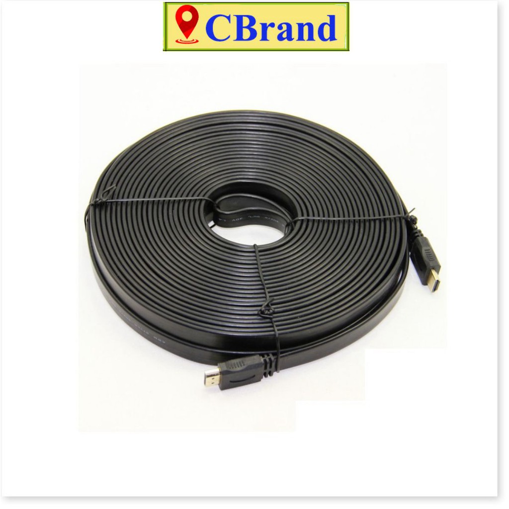 Dây Hdmi⚡️Dây Cáp Tín Hiệu HDMI 5m Dẹt Chuẩn 1.4v Lõi Đồng, Siêu Nét. Bh 3 Tháng⚡️C.Brand