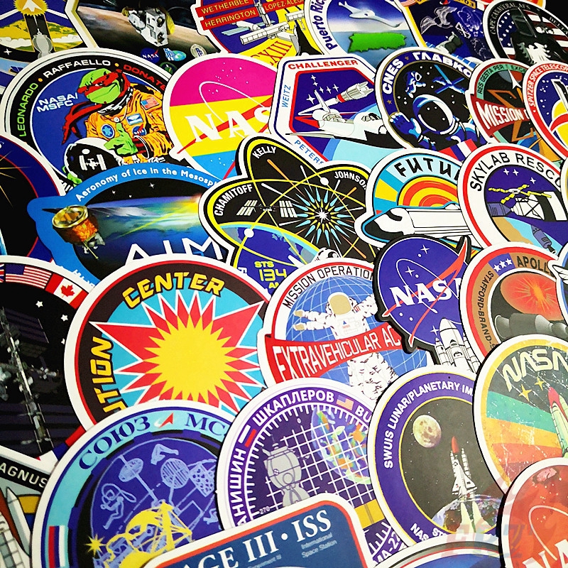 ❉ NASA：Space Shuttle - Series B Skylab Stickers ❉ 49Pcs/Set Outer Space DIY Fashion Decals Doodle Stickers