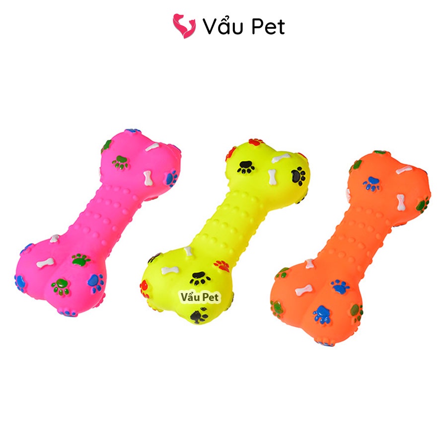 Xương gặm cho chó bằng cao su - Xương đồ chơi cho chó Vẩu Pet Shop