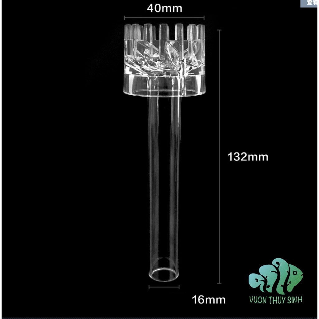 Đầu hút váng xoay Acrylic cho ống in out Fi12, Fi16
