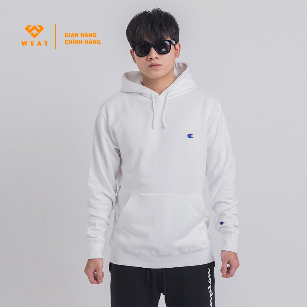 Áo Hoodie Champion JP C Pullover - White - C3Q101010