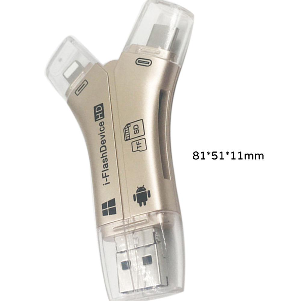 Đầu Đọc Thẻ Nhớ Micro Sd Đa Năng Lesonss 4 Trong 1 | BigBuy360 - bigbuy360.vn
