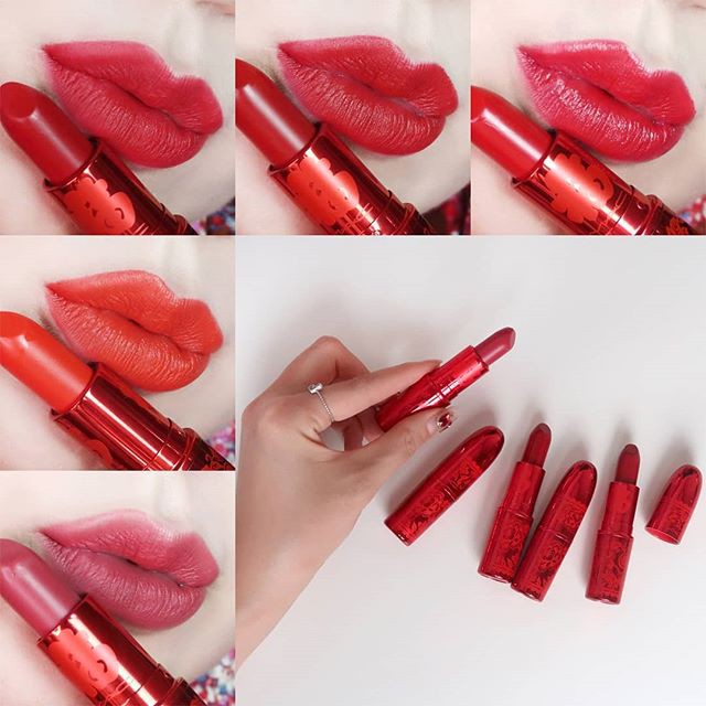 Son MAC Lucky Red màu Ruby Woo, Lady Danger, Russian Red cho Năm Mới 2019 (bản giới hạn)