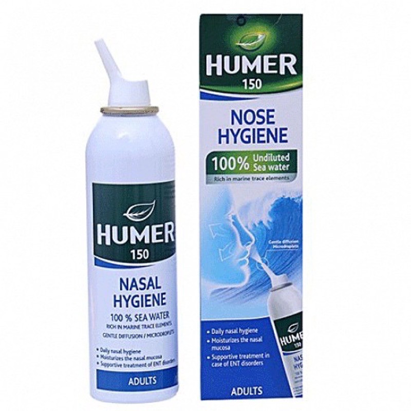 Dung dịch xịt mũi HUMER 150 NOSE HYGIENE-ADULTE