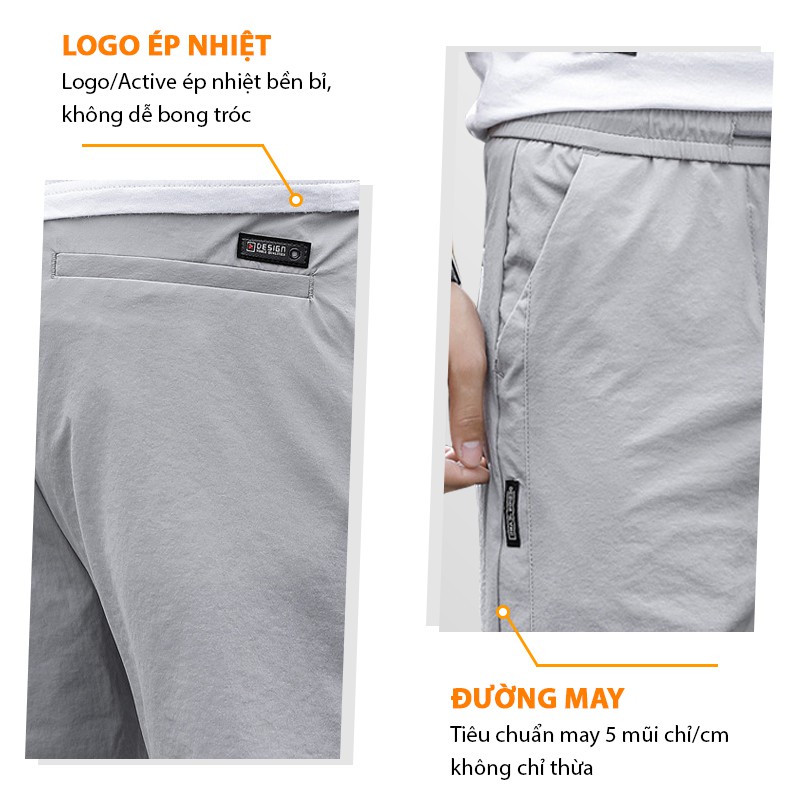 Quần short nam thể thao đẹp mã TT10-Q Quần đùi nam mùa hè nam dáng lửng thun trơn vải gió co giãn có dây rút | BigBuy360 - bigbuy360.vn