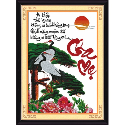 Tranh thêu cha mẹ 222405