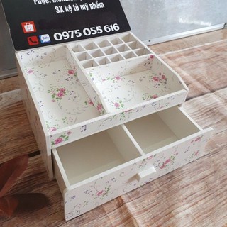 Kệ mỹ phẩm 25cm màu hoa nhí