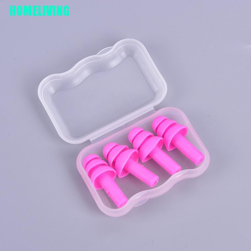 Set 2 Cặp Nút Bịt Tai Chống Ồn Tiện Dụng Khi Đi Du Lịch