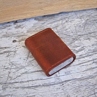 Bao da zippo bao da bật lửa zippo da thật handmade libira leather – đồ da thủ công làm theo yêu cầu