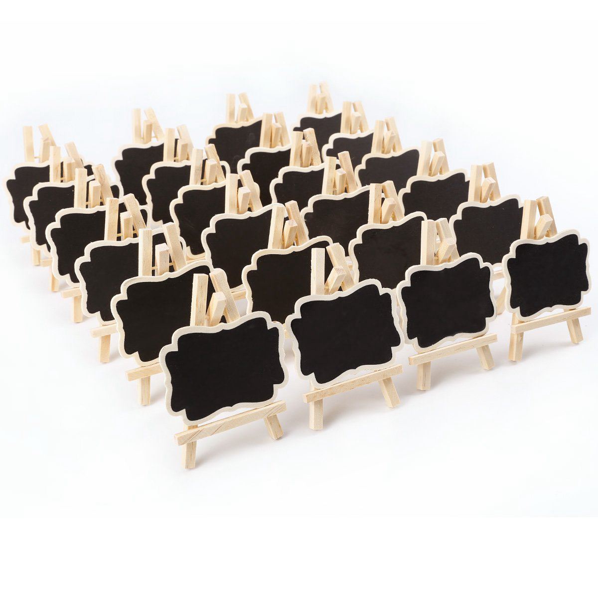 Bảng đen mini bằng gỗ dùng trang trí bàn tiệc