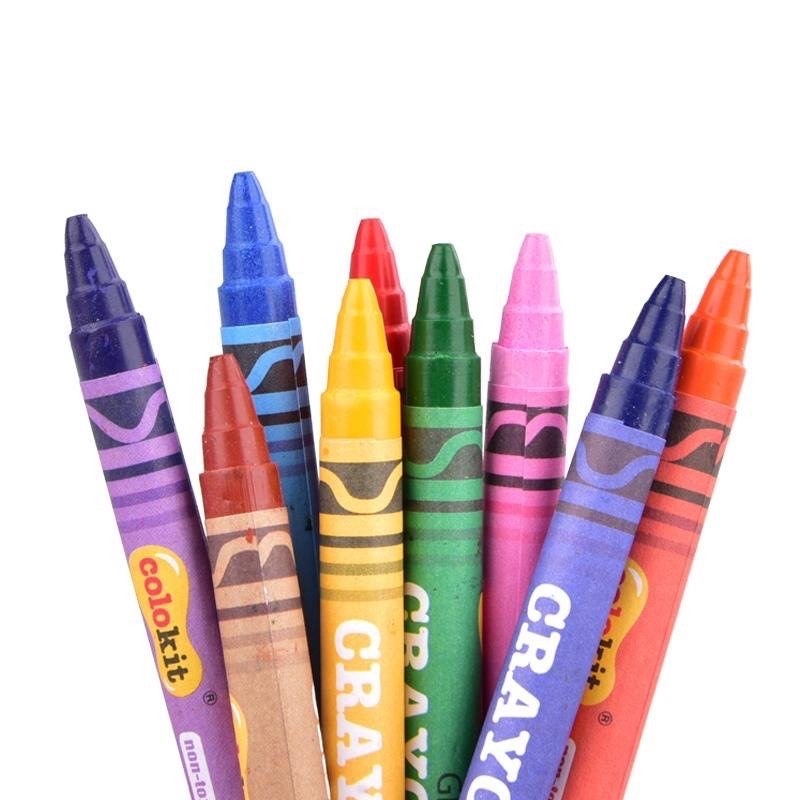 Bút Sáp Màu Crayon Colorkit Thiên Long - Hộp 10 màu