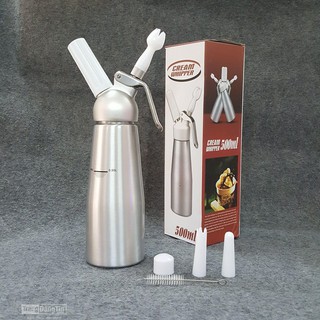 Bình xịt kem tươi Whipper cream nhôm- Nhập khẩu chính hãng( Tặng kèm 1 hộp gas)