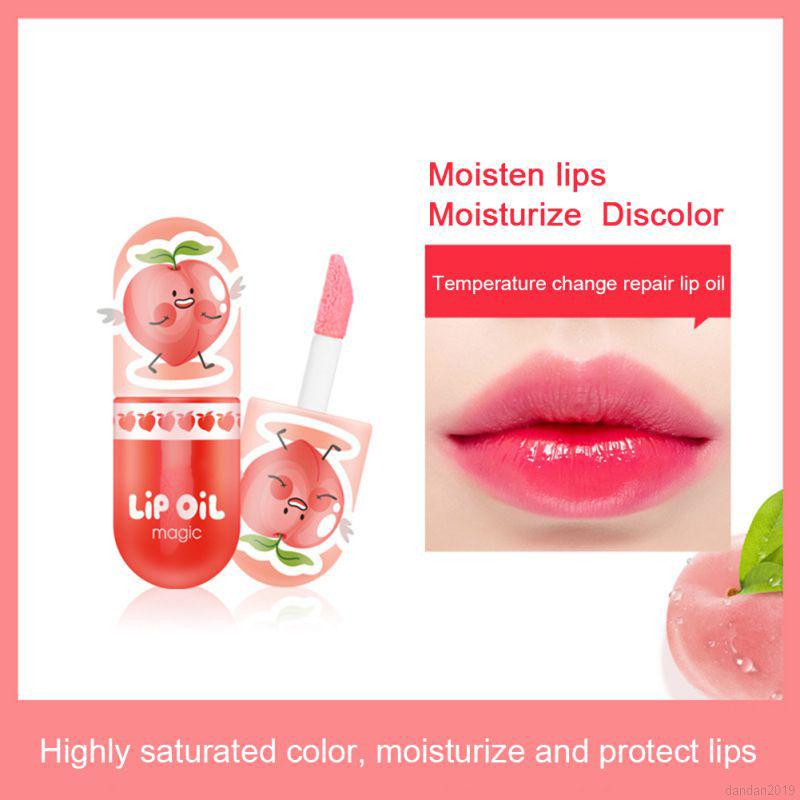 (Hàng Mới Về) Son Môi Dưỡng Ẩm Trong Suốt Thay Đổi Màu Sắc Độc Đáo