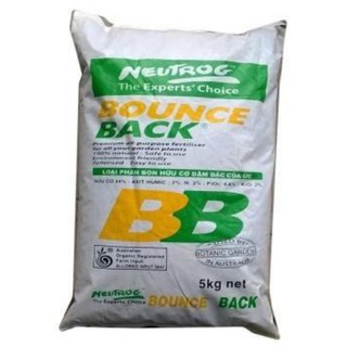BOUNCE BACK Bao 5kg - Phân hữu cơ ÚC đậm đặc