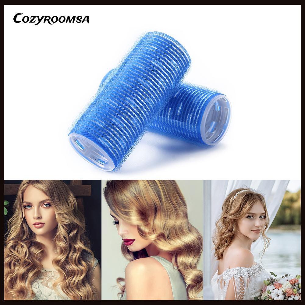 Set 2 Lô Uốn Tóc Tự Dính Dùng Để Tạo Kiểu Tóc Tiện Lợi