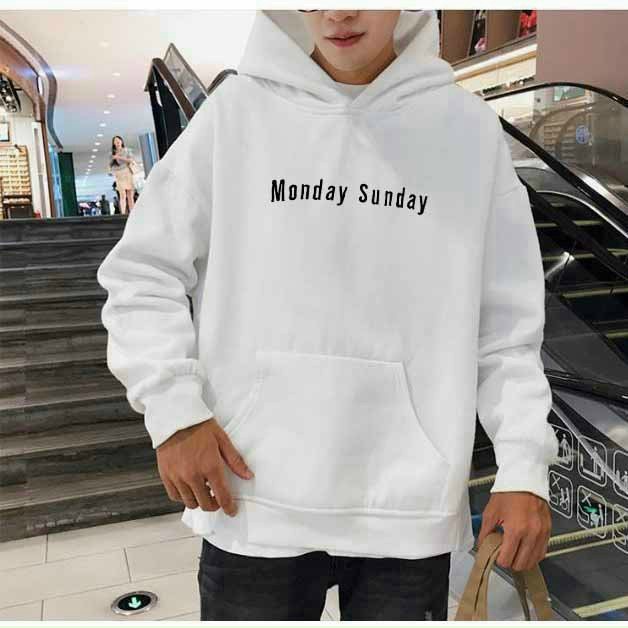 Áo Hoodie Form Nam Nữ MonDay Chất Nỉ Cotton Nón 2 Lớp