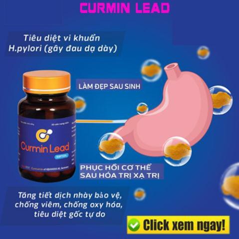 Curmin Lead - Hỗ trợ giảm viêm loét dạ dày 1 VIÊN = 5,3 KG NGHỆ
