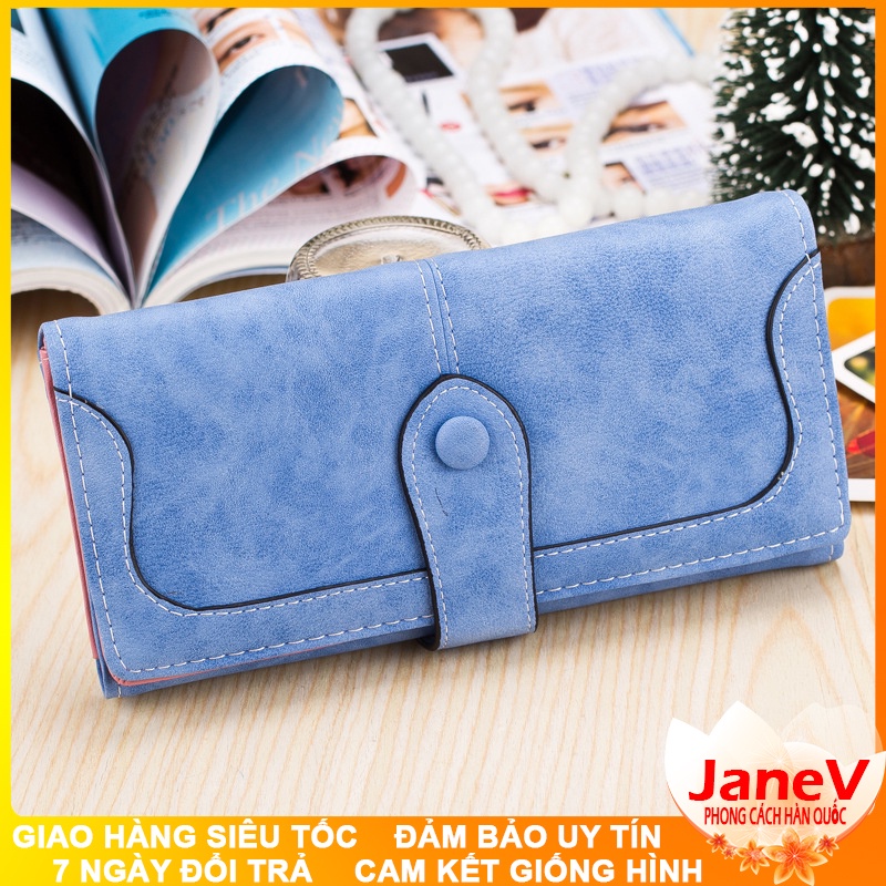 Ví Nữ Dài Cầm Tay Cao Cấp Sang Trọng Phong Cách Hàn Quốc TVNN329
