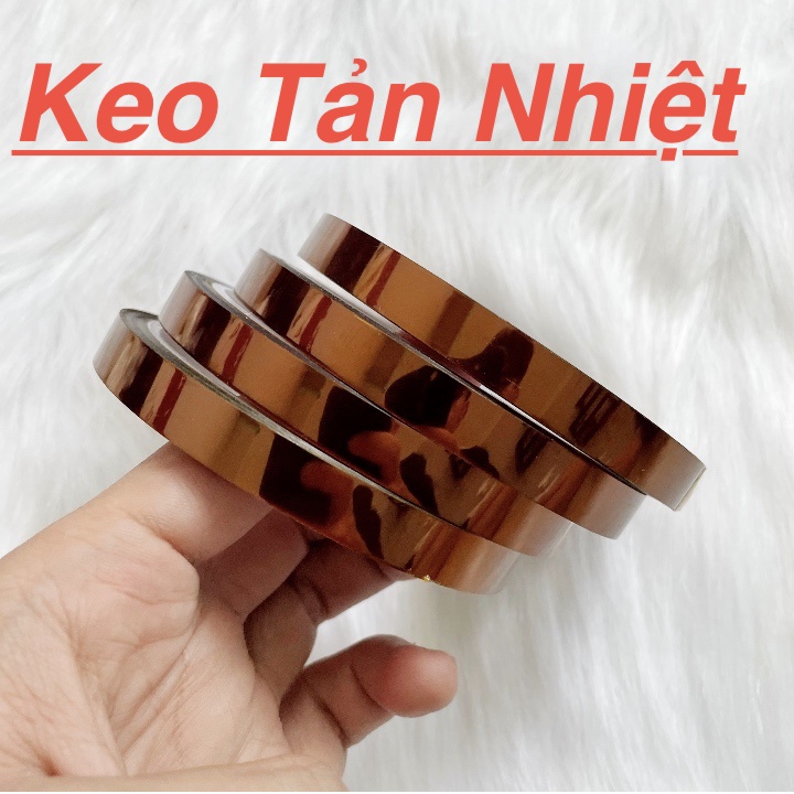 ✅ Cuộn Băng Keo Tản Nhiệt 5mm Dài 20m Bằng Đồng Dẫn Nhiệt Tốt, Dành Để Sửa Chữa Đồ Điện Tử