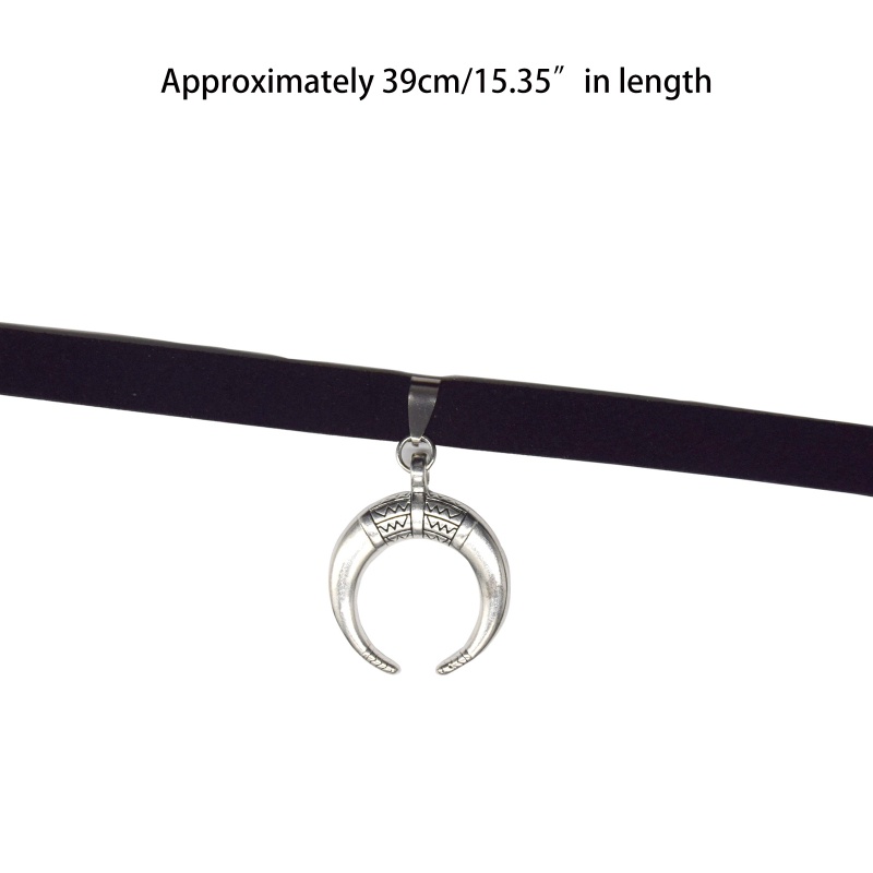 Vòng Cổ Choker Dây Nhung Đen Phối Ren Phong Cách Gothic Cổ Điển Dành Cho Nữ