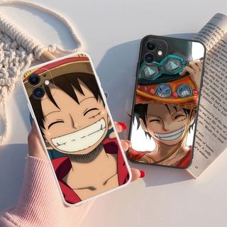 Ốp điện thoại TPU mềm bảo vệ ống kính hình One Piece Luffy thích hợp cho iPhone 7 8 6 6s plus 11 ProMax X XS MAX XR H081