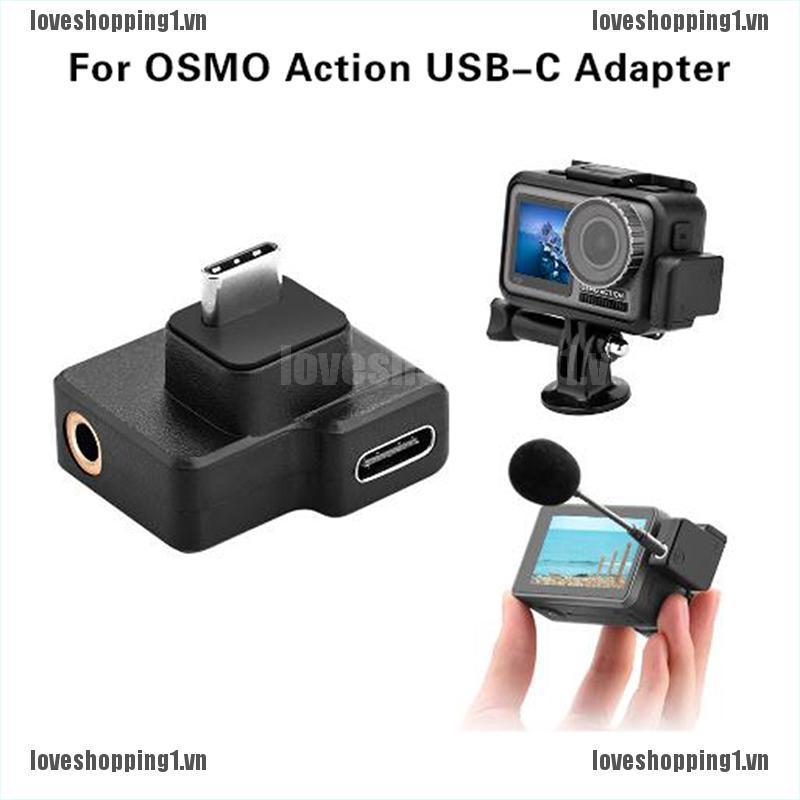 Đầu chuyển đổi kép 3.5mm/USB-C CYNOVA chuyên dụng cho camera DJI OSMO Action | BigBuy360 - bigbuy360.vn
