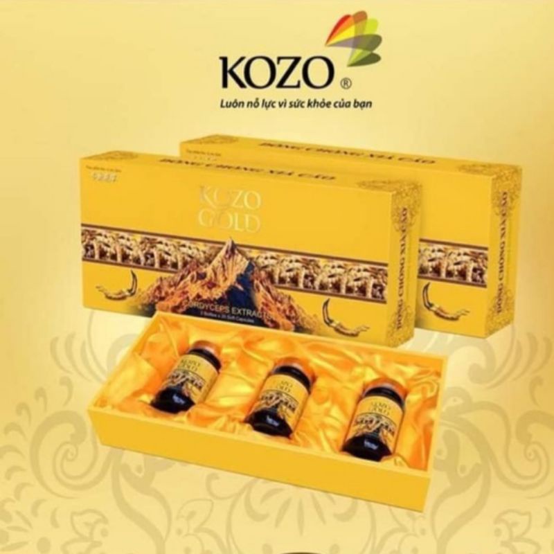 KOZO GOLD - SÂM TRÙNG THẢO BENGOLD bổ sung dưỡng chất, tăng sức đề kháng giúp ăn ngon miệng, ngủ ngon giấc