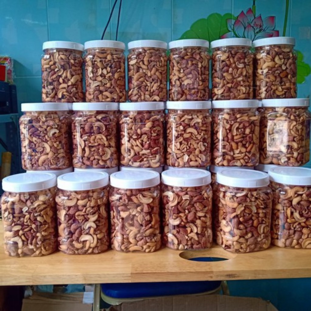 Hạt điều rang muối vỡ bình phước nguyên lụa 100gr